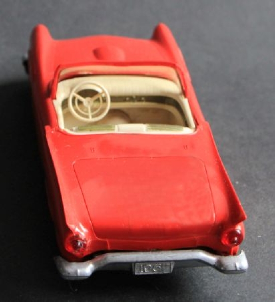 Ford Thunderbird Convertible 1957 US-Dealer Promotioncar Plasticmodel with friction drive (7397)